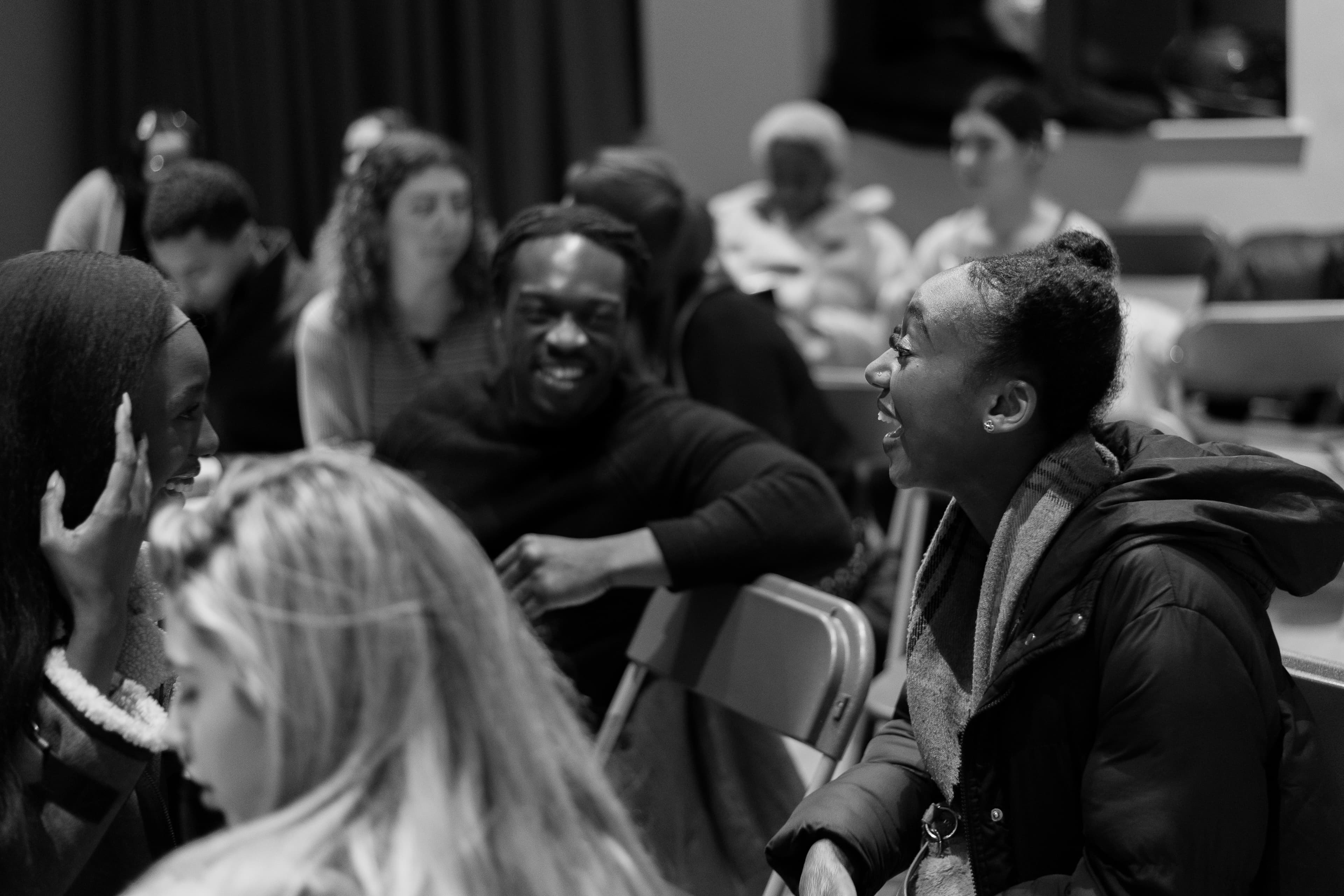 Community gathering at NC Productions event